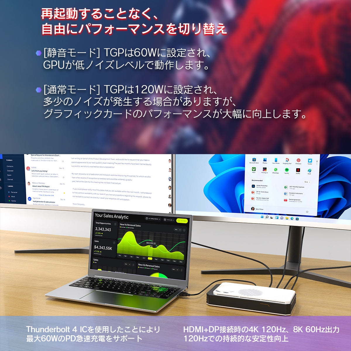 《VETESA 外付けGPU》AMD Navi33 RX 7600M-XT ビデオメモリ8GB GDDR6(NZ9G-1)