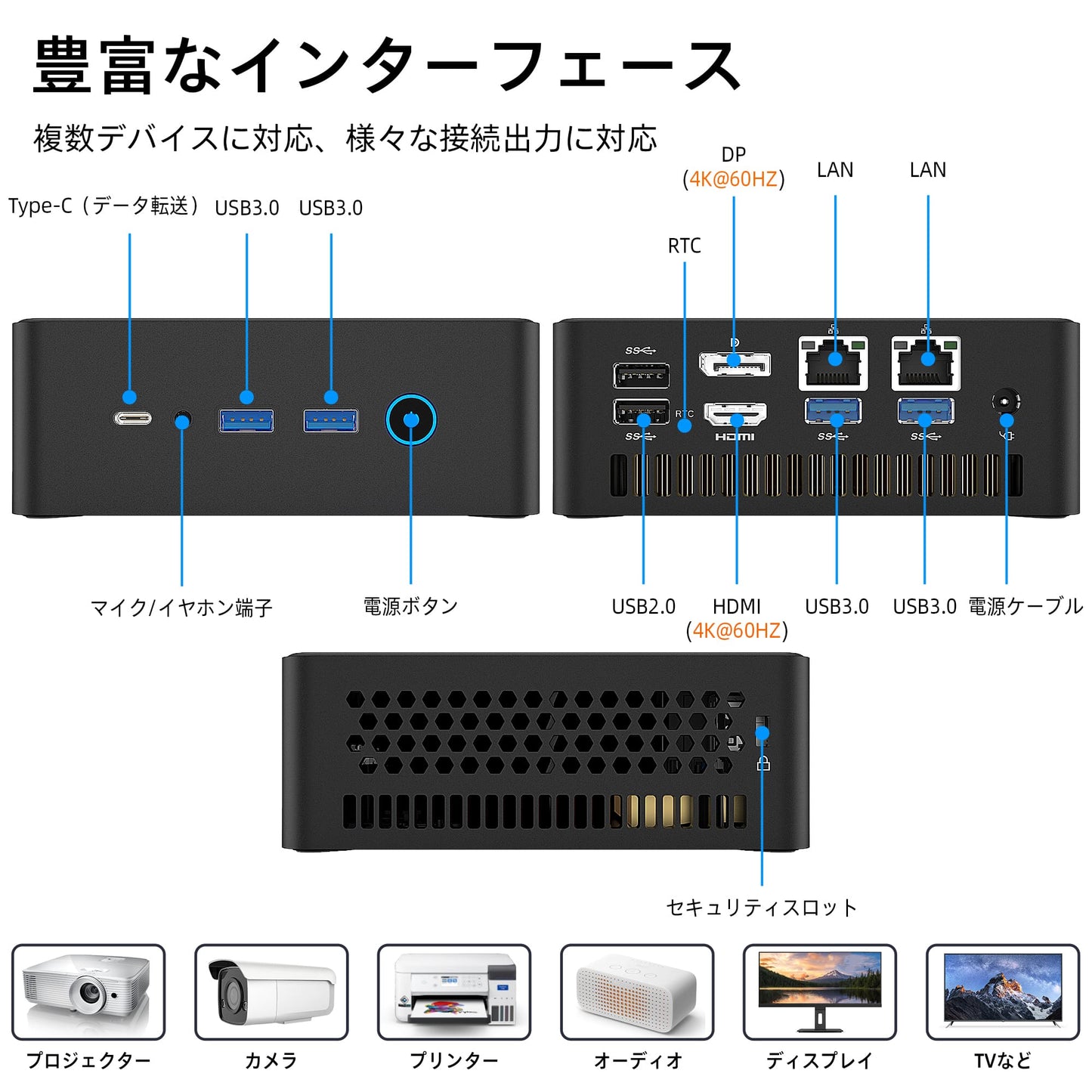 《VETESA 新品デスクトップPC本体》Office付き Windows11 AMD Ryzen 9 6900HX メモリ32GB SSD1TB(B50R-6690)