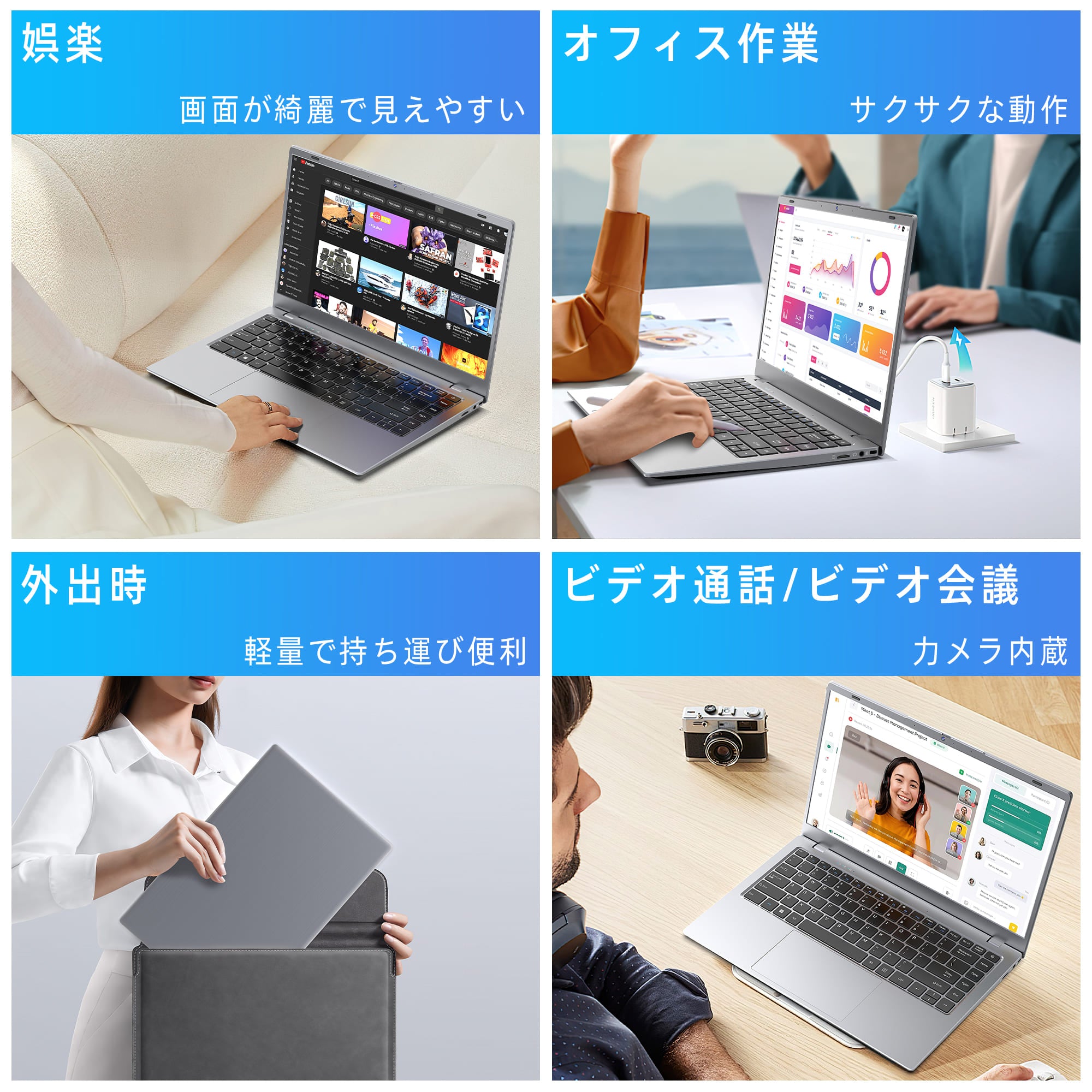 VETESA 14型 新品ノートPC》Office付き Windows11 Celeron メモリ8GB SSD256GB