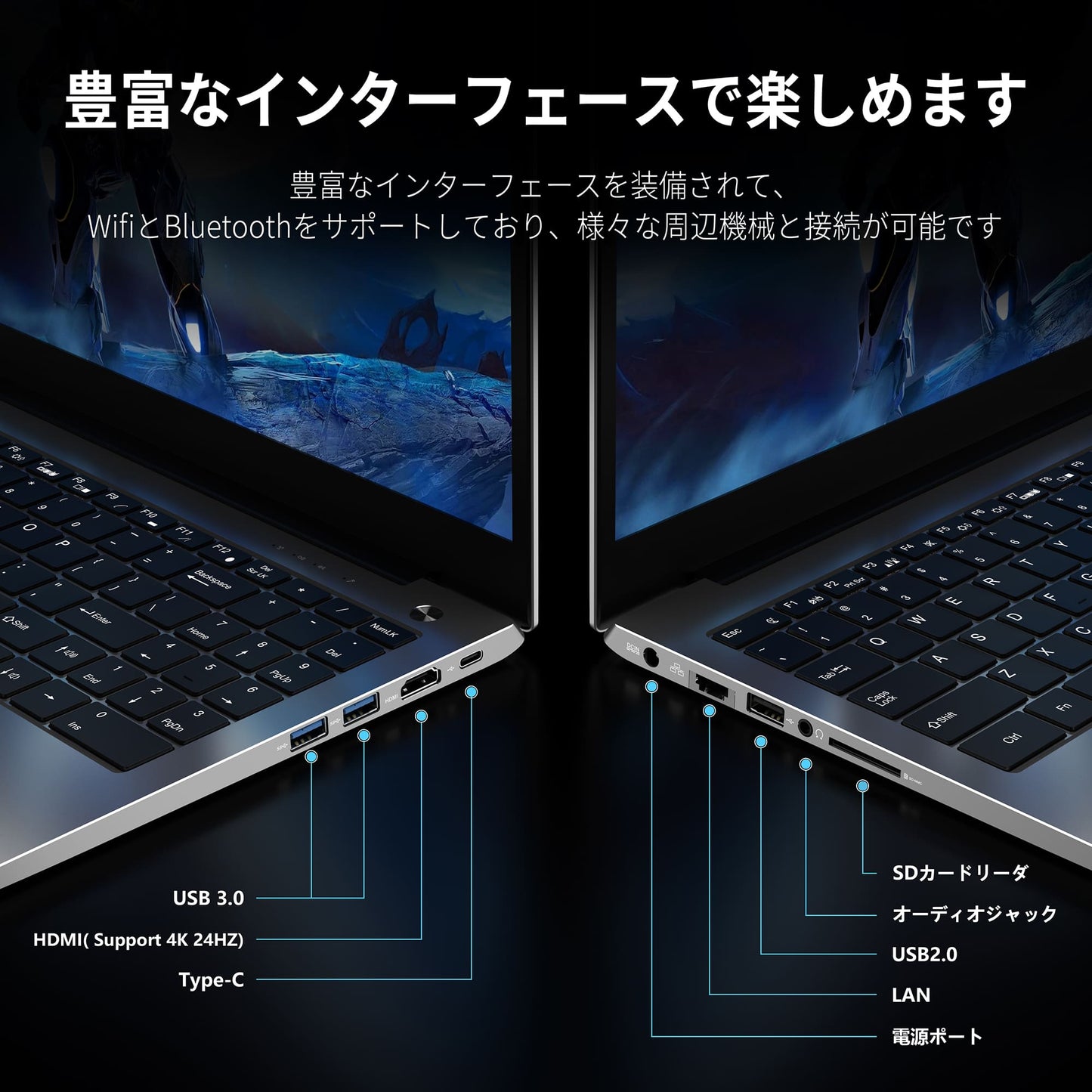 《VETESA 15.6型 新品ノートPC》Office付き Windows11 第12世代Core i7 メモリ20GB SSD512GB(TU45-MX550)