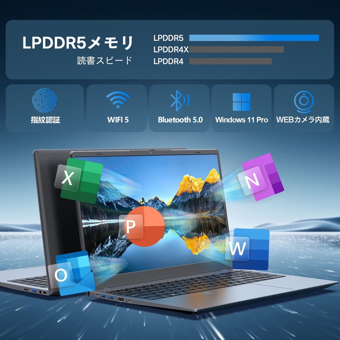 《VETESA 15.6型 新品ノートPC》第12世代 Celeron N95 メモリ16GB SSD512GB/1TB(NC154N)
