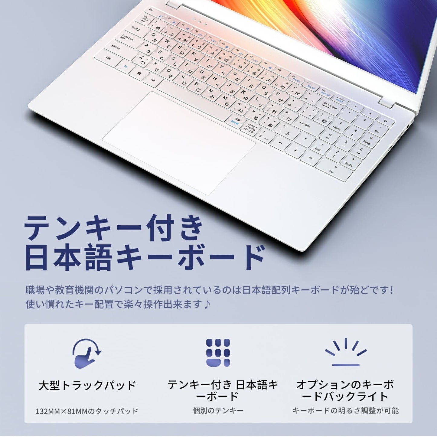《VETESA 15.6型 新品ノートPC》Pentium Gold 6500Y メモリ16GB SSD256GB/512GB(NCS215Y-WH)