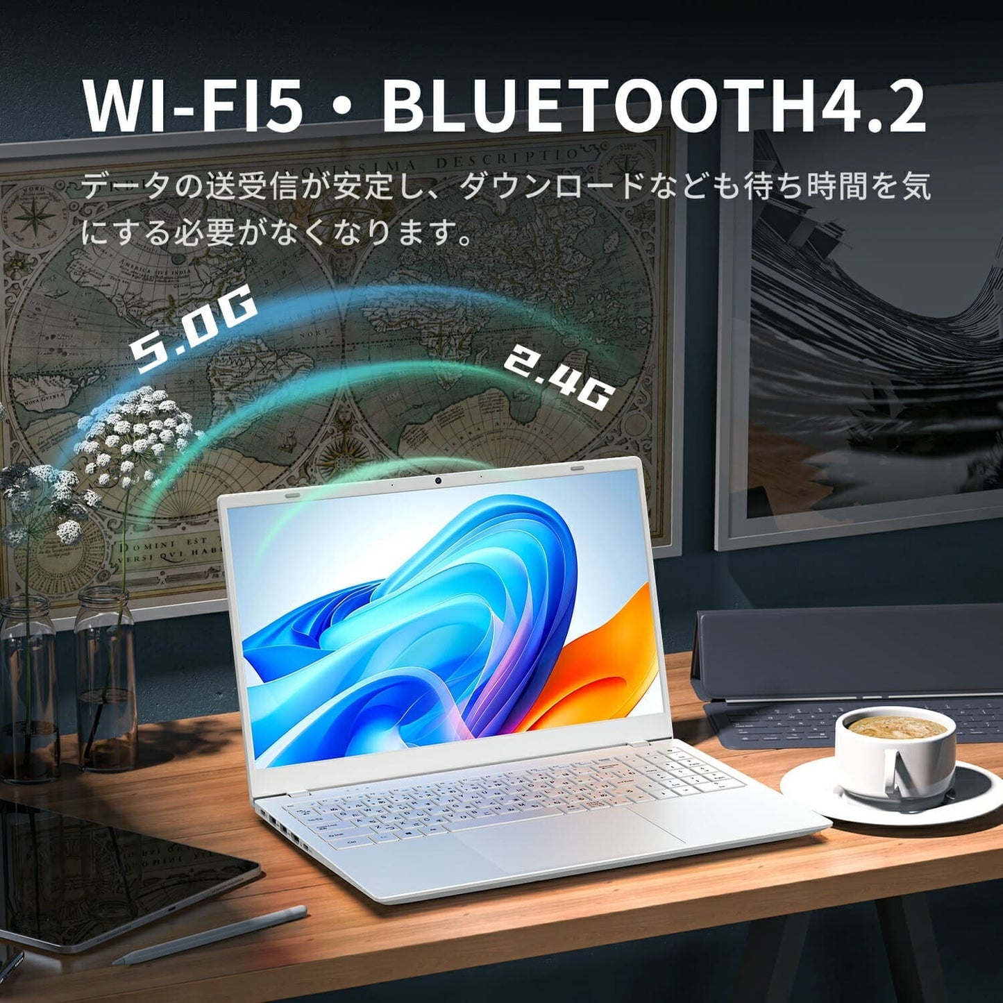 《VETESA 15.6型 新品ノートPC》Pentium Gold 6500Y メモリ16GB SSD256GB/512GB(NCS215Y-WH)