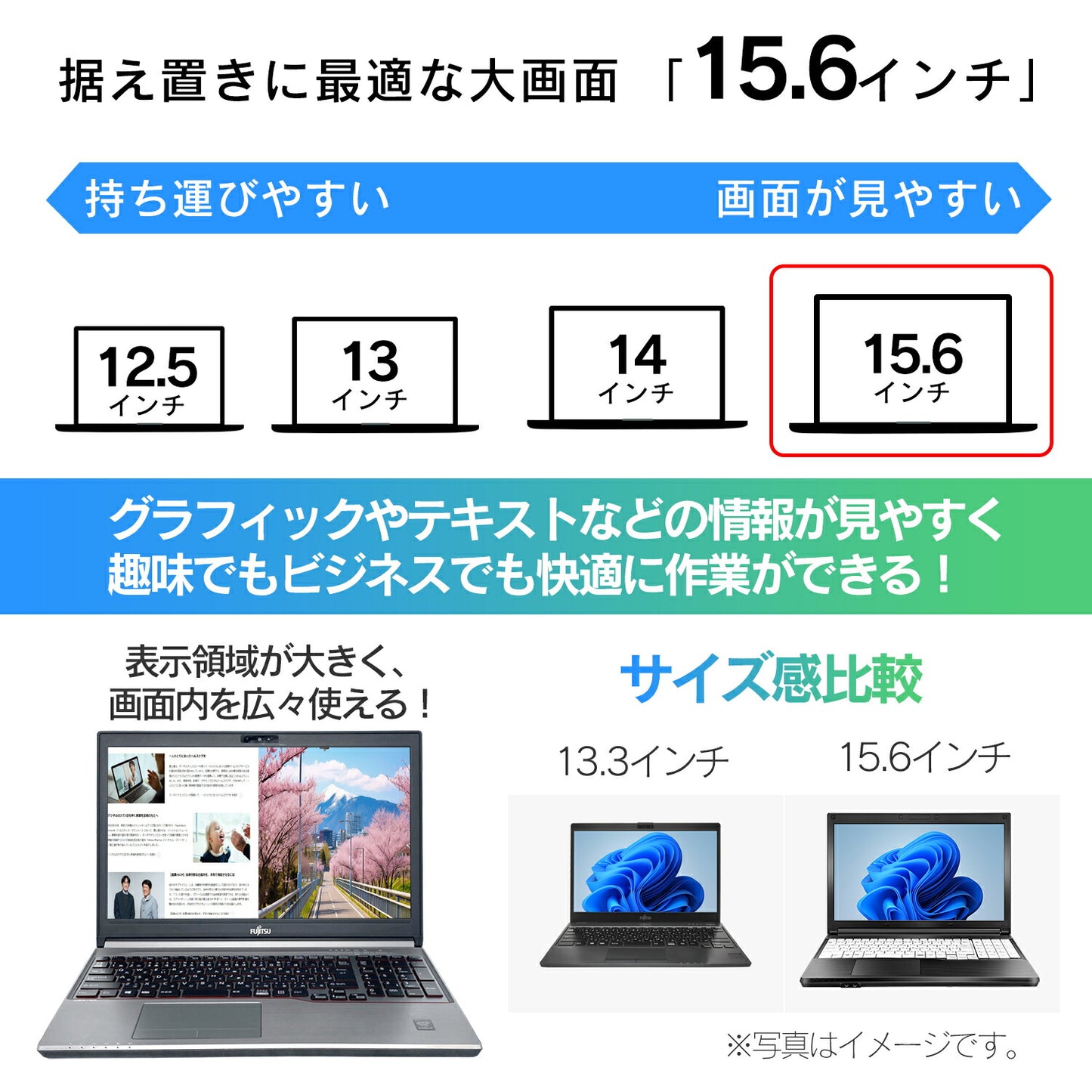 公式限定価格《国内ブランドランダム 15.6型 中古ノートPC》Office付き Windows11 第6世代 Core i5 メモリ16GB SSD512GB テンキー付き