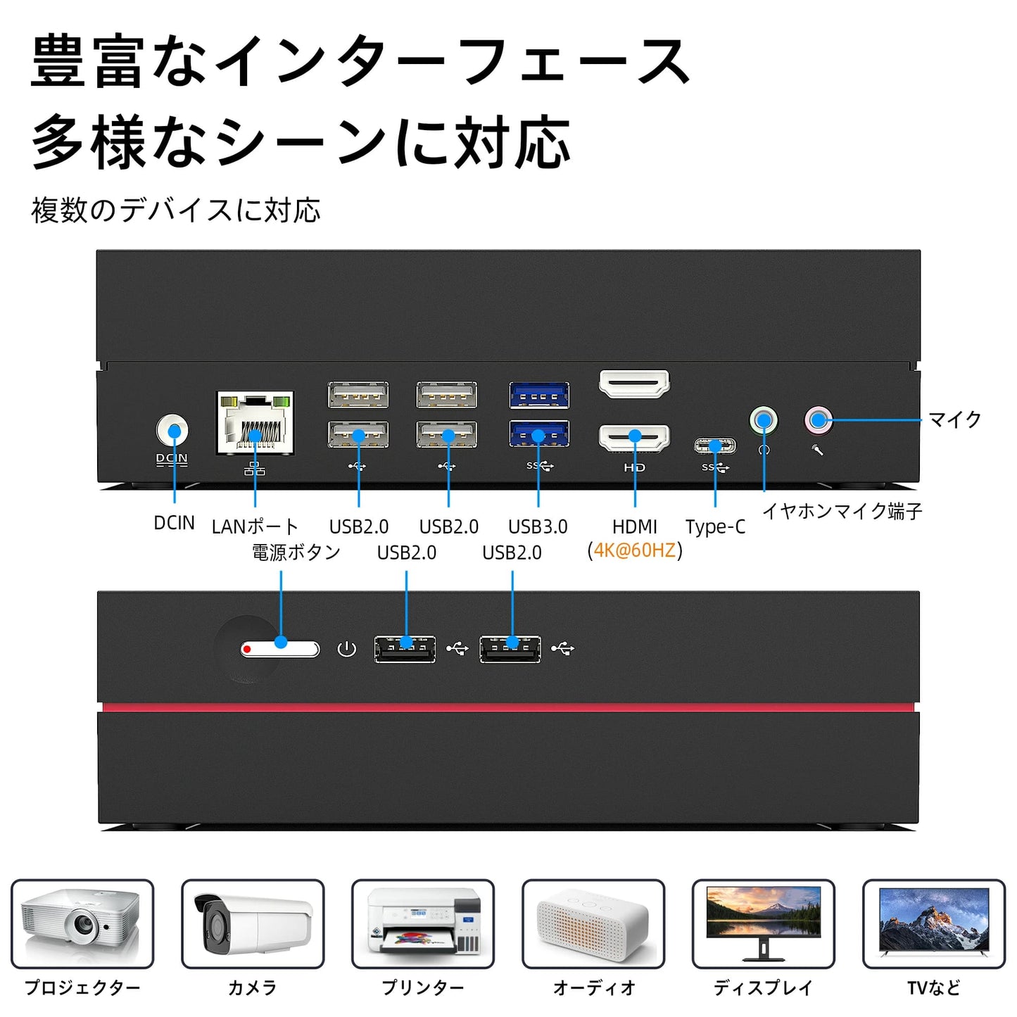 《VETESA 新品デスクトップPC本体》Office付き Windows11 Core i7-12650H 最大4.7GHz メモリ32GB SSD1TB SSD(NT17-321T)